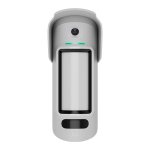 Detector de miscare PIR Curtain Outdoor HighMount (PhOD), anti-masking, wireless, alb -  AJAX - imagine 2