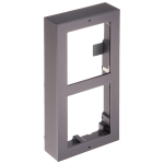 Panou frontal pentru 2 module de videointerfon modular, aluminiu - HikVision DS-KD-ACW2
