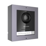 Panou frontal pentru 1 modul de videointerfon modular, aluminiu - HikVision DS-KD-ACW1 - imagine 3