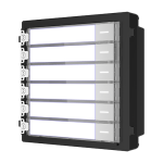 Modul apelare rapida 6 butoane pentru seria DS-KD8, backlight - HikVision DS-KD-KK