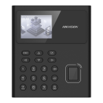 Terminal standalone IP de pontaj, LCD 2.4inch, cititor Amprenta, Card Mifare, Wi-Fi - HIKVISION