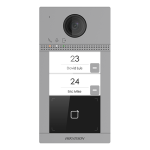Videointerfon de exterior IP, 2MP, Mifare, Wireless, PoE - HikVision DS-KV8213-WME1(B) - imagine 2