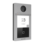 Post exterior videointerfon IP, Wireless, 2MP, 1 familie, PoE, Mifare, IR - HikVision DS-KV8113-WME1
