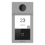 Post exterior videointerfon IP, Wireless, 2MP, 1 familie, PoE, Mifare, IR - HikVision DS-KV8113-WME1 - imagine 2