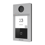 Post exterior videointerfon IP, Wireless, 2MP, 1 familie, PoE, Mifare, IR - HikVision DS-KV8113-WME1 - imagine 3