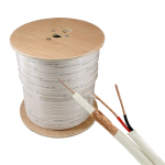 Cablu coaxial RG59 + alimentare 2x0.75, 305m, negru - OEM RG59-2X0.75-B