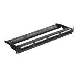 Patch Panel 1U, UTP cat5e, 24 porturi RJ45 - OEM ASY-PP-UTP5E-24