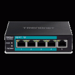 Switch 4 porturi Fast Ethernet Long Range 250m PoE+ 60W, 1 port Fast Ethernet - TRENDnet - imagine 2