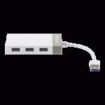 Adaptor USB 3.0 la Gigabit + Hub USB, 5 Gbps USB, 2 Gbps port Gigabit - TRENDnet TU3-ETGH3 - imagine 2