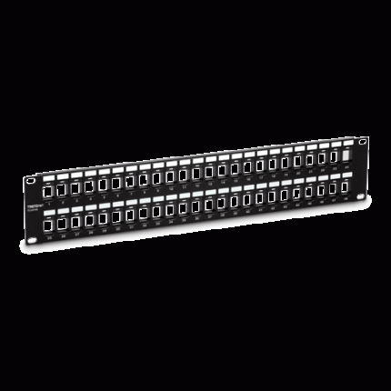 Mufa RJ-45 UTP Cat.6 tool-less, neagra, 10 Gbps - TRENDnet TC-K25C6BK