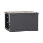 Rack perete 4U 19'' 600x450, capacitate incarcare 80 Kg, negru - ASYTECH Networking - imagine 3