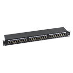 Patch Panel 1U, FTP cat5e, 24 porturi RJ45 - OEM ASY-PP-FTP5E-24