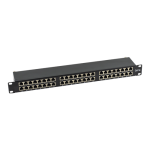 Patch Panel 2U, FTP cat5e, 48 porturi RJ45, ecranare completa - ASYTECH Networking ASY-PP-FTP5E-48