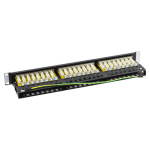 Patch Panel 2U, FTP cat5e, 48 porturi RJ45, ecranare completa - ASYTECH Networking ASY-PP-FTP5E-48 - imagine 3