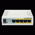Smart Switch 5 x Gigabit (4 x PoE), 1 x SFP - Mikrotik