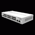 Switch 24 x Gigabit, Router, 2 x SFP+, 1U, RAM: 512 MB - MikroTik CRS326-24G-2S-RM - imagine 2