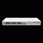 Switch 24 x Gigabit, Router, 2 x SFP+, 1U, RAM: 512 MB - MikroTik CRS326-24G-2S-RM