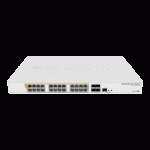 MIKROTIK CRS328-24P-4S+RM PoE Switch 24x RJ45 1000Mb/s 4x SFP+ Dual Boot PoE Budget 500W