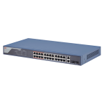 Switch 24 PoE+2 Uplink 1000 Mbps + 2 SFP , 370W - HikVision DS-3E1326P-EI