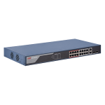 Switch 16 PoE Mangement 100Mbs + 2 Uplink RJ45 Gigabit si 2 SFP, 230W - HikVision DS-3E1318P-EI - imagine 3