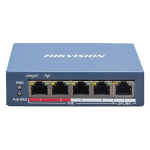 Switch 4 porturi PoE si 1 port Uplink 10/100Mbs, 60W, cu management - HikVision DS-3E1105P-EI - imagine 3