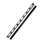 Organizator cabluri vertical, rack 800 mm, metalic, 2 buc - ASYTECH Networking ASY-VCM-42