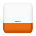 Sirena wireless de exterior pentru AX PRO 110dB, portocaliu - HikVision DS-PS1-E-WE-O