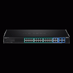 Switch 28 porturi Gigabit Web Smart, 24 x PoE+, 4 x Gigabit/SFP - TRENDnet - imagine 2