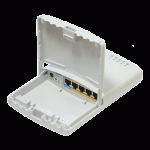 Router PowerBox de exterior, 5 x Fast Ethernet, 4 x PoE, RouterOS L4 - Mikrotik - imagine 2