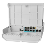 Smart Switch outdoor, 8 x Gigabit (7 PoE in), 2 x SFP+ 10Gbps - Mikrotik