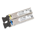 Set 2x modul optic SFP S-35LC20D, single mode 1.25G, LC T1310nm/R1550nm, 20km - MikroTik S-3553LC20D