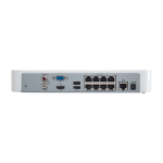 NVR 4K, 8 canale 8MP  + 8 porturi PoE, compresie H.265 Ultra - UNV - imagine 3
