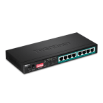 Switch 4xRJ45Gigabit 2000Mbps, PoE+ 200m la 10Mbps, 65W - TRENDnet TPE-LG80