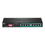 Switch 4xRJ45Gigabit 2000Mbps, PoE+ 200m la 10Mbps, 65W - TRENDnet TPE-LG80 - imagine 2