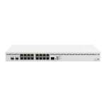 MIKROTIK CCR2004-16G-2S+ CLOUD CORE ROUTER 4x1.7GHZ 128MB NAND 2x 10GE SFP+ 16x 1GE PORTS 2x AC INPUTS L6