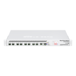 Cloud Core Router, 8 x SFP+, 1 x Gigabit, RouterOS L6, 1U - MikroTik