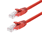 Patch cord Gigabit UTP cat6, LSZH, 0.50 m, rosu - ASYTECH Networking TSY-PC-UTP6-050M-R
