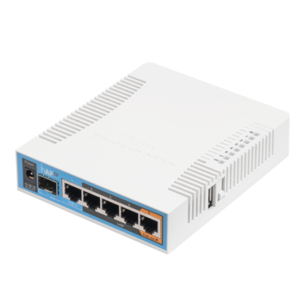 hAP ac, 5 x Gigabit, 802.11b/g/n 2.4Ghz, 802.11ac 5GHz, SFP, USB - MikroTik