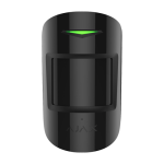 Detector de miscare si geam spart cu imunitate la animale, negru - Ajax CombiProtect BLK