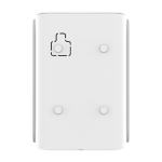 Detector 4xPIR wireless, exterior, alb, HubPlus, Hub2 - Ajax DualCurtain Outdoor - imagine 4
