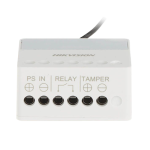 Modul releu wireless, NO/NC, LED, 868 MHz, RF 1800 m - HikVision DS-PM1-O1L-WE - imagine 2