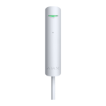 Detector wireless acustic de geam spart pe fir, alb - Ajax GlassProtect Fibra Wht