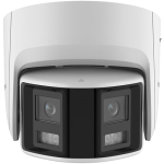 Camera IP panoramica 4MP, Card, AcuSense, LED 30m, 2x2,8mm, PoE - HikVision DS-2CD2347G2P-LSU-SL - imagine 2