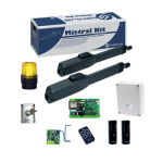 Kit automatizare poarta batanta Mistral 300, 2x2.5m - GENIUS