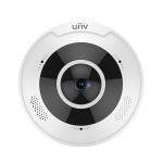 ULTRA-HD, FISHEYE - Camera IP 12 MP, IR15M - 360°, Alarma, Audio, functie Heatmap, PoE, IP67, IK10 - UNV