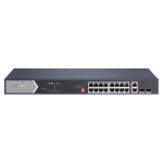 Switch 16 PoE 225W (4 Porturi Hi-PoE) + 2 Porturi Uplink, 2 Porturi SFP - HikVision DS-3E0520HP-E