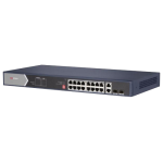 Switch 16 PoE 225W (4 Porturi Hi-PoE) + 2 Porturi Uplink, 2 Porturi SFP - HikVision DS-3E0520HP-E - imagine 2
