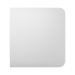 Buton lateral pentru intrerupator simplu sau cap-scara, alb - AJAX SideButton-45122