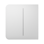 Buton lateral pentru intrerupator simplu sau cap-scara, alb - AJAX SideButton-45122