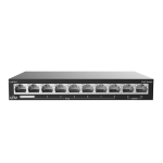 Switch 8 porturi PoE, 2 porturi uplink RJ45 - Uniview NSW2020-10T-POE-IN